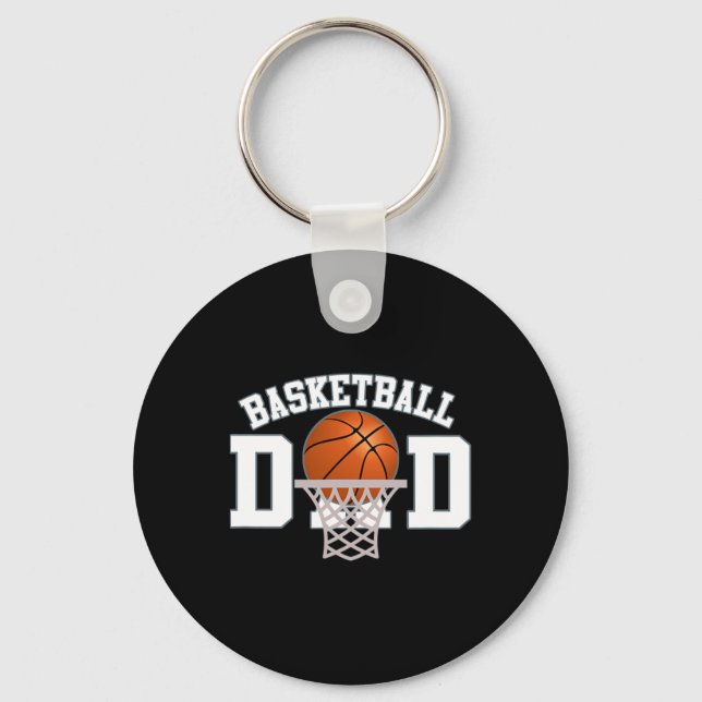 Basketball Vater 4 Schlüsselanhänger (Vorderseite)