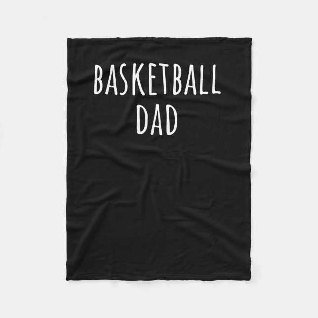 Basketball-Vater 5 Fleecedecke (Vorderseite)
