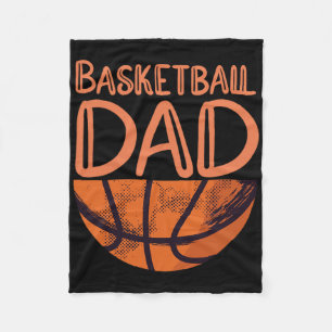 Basketball Vater - Basketball Player Vintag Basket Fleecedecke