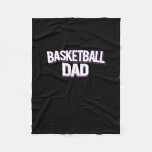 Basketball Vater - Funny Daddy Fleecedecke