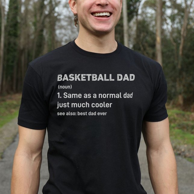 Basketball-Vater Funny Definition T-Shirt (Von Creator hochgeladen)