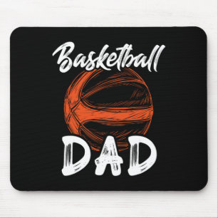 Basketball Vater für Männer Familienmatte Basketba Mousepad