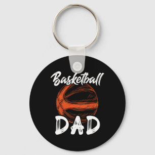 Basketball Vater für Männer Familienmatte Basketba Schlüsselanhänger