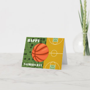 Basketball Vater Glückwunschkarte des Vaters Karte