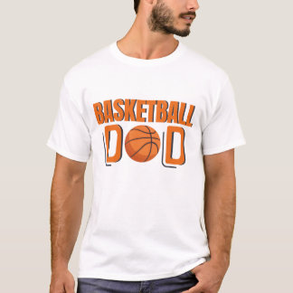Basketball Vater Hoops Sportfächer T-Shirt