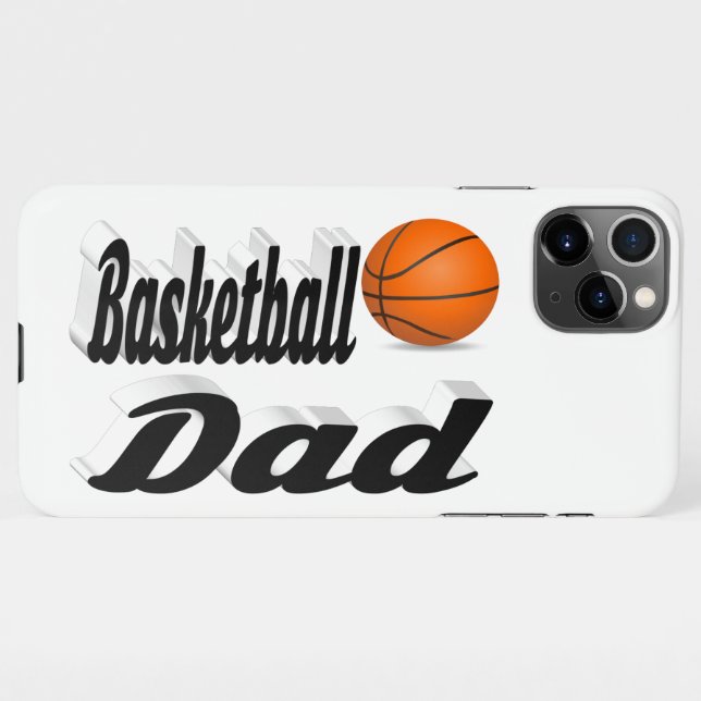 Basketball Vater iPhone Case iPhone Hülle (Rückseite (Horizontal))