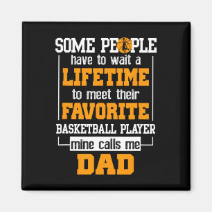 Basketball Vater Lebenszeit Lieblingsspielervater Magnet