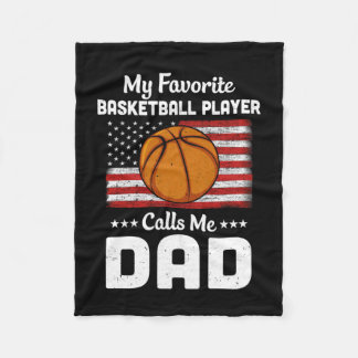 Basketball-Vater Meine Lieblings-Basketball-Spiele Fleecedecke