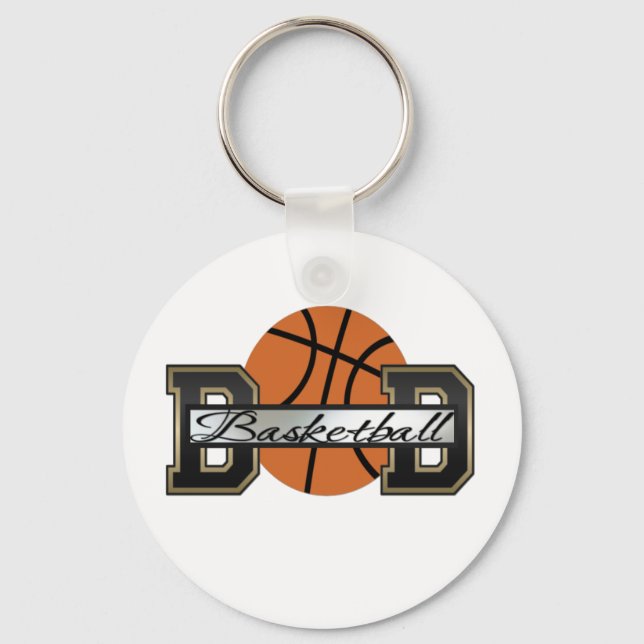 Basketball-Vater Schlüsselanhänger (Vorderseite)