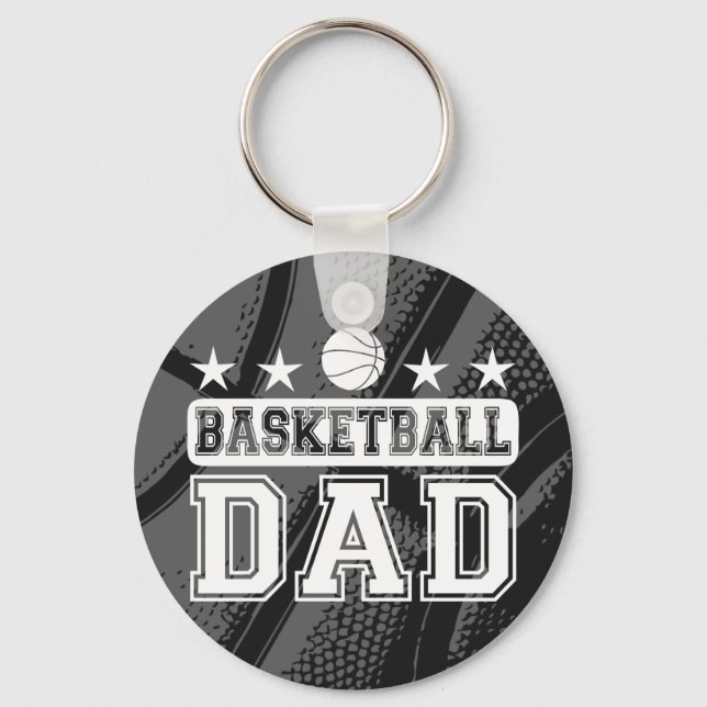 Basketball-Vater Schlüsselanhänger (Vorderseite)