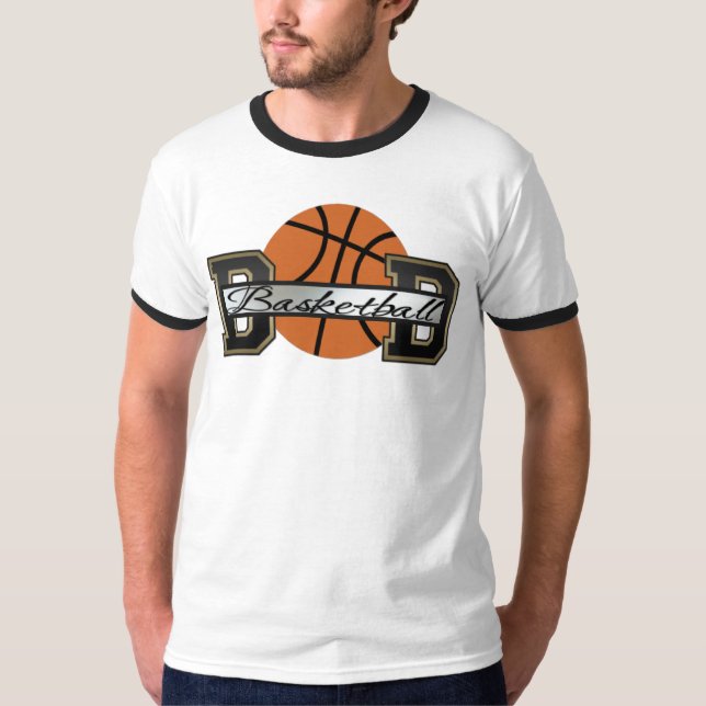 Basketball Vater Shirt (Vorderseite)