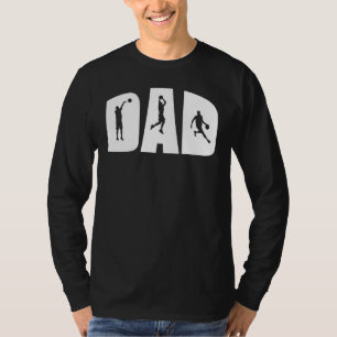 Basketball Vater Spaß Basketball Pater Vatertag T-Shirt