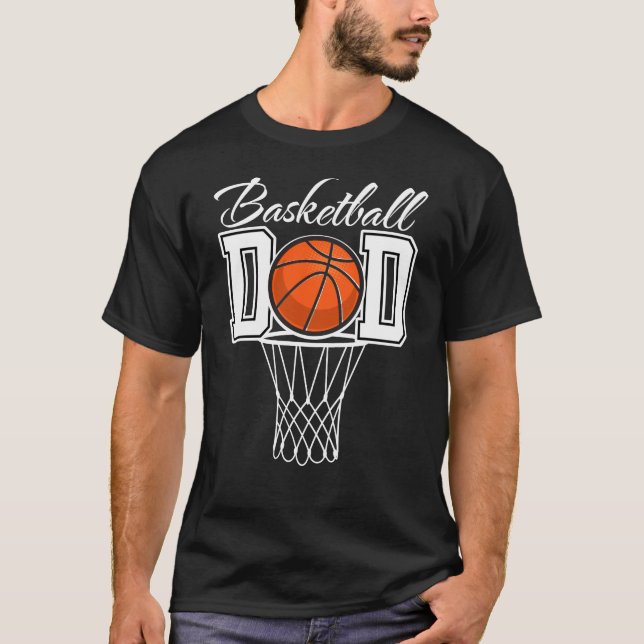 Basketball Vater T - Shirt (Vorderseite)