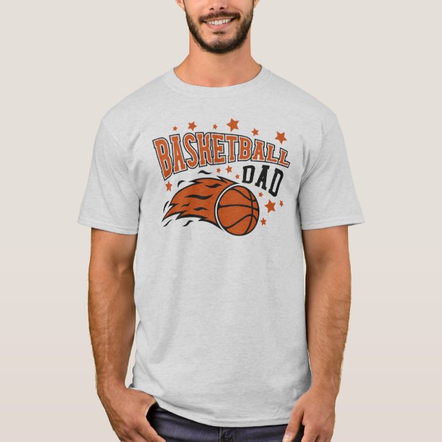 Basketball-Vater T-Shirt (Vorderseite)