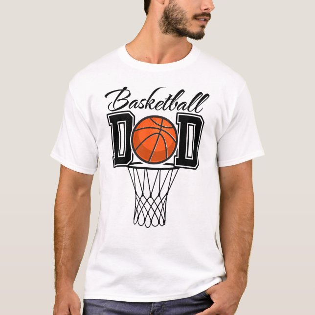 Basketball-Vater T-Shirt (Vorderseite)