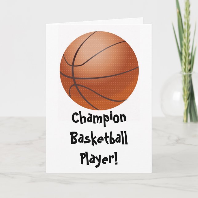 Basketball-Vatertags-Karte Karte (Vorderseite)