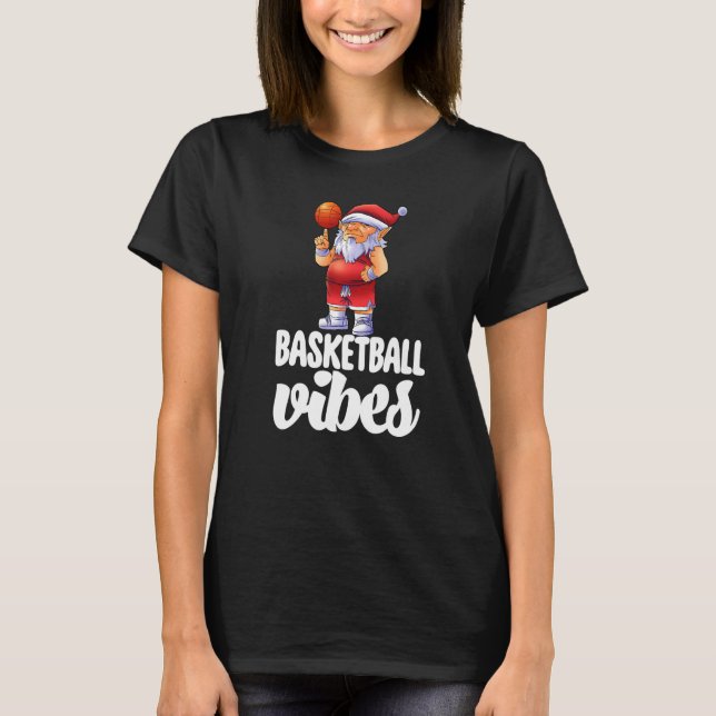 Basketball Vibes Gnome  Basketball Game Celebratio T-Shirt (Vorderseite)
