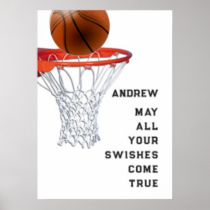 Basketball Viel Glück Poster