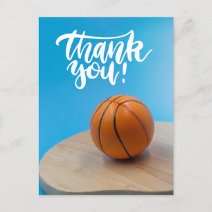 Basketball Vielen Dank Postkarte