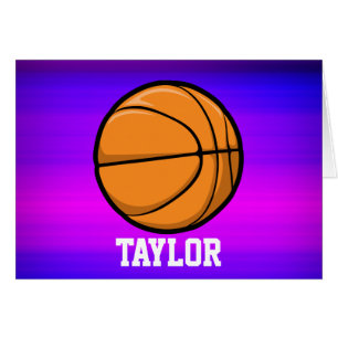 Basketball; Violet Blue und Magenta