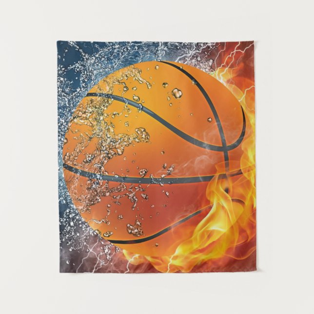 Basketball Wandteppich (Vorderseite)