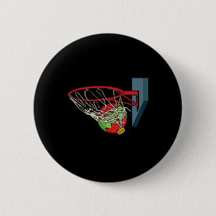 Basketball Weihnachten Pajama Cool Sport X-mas Bal Button