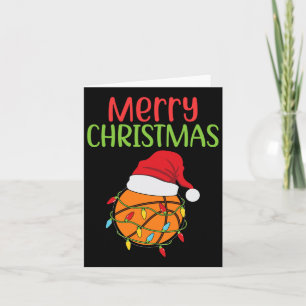 Basketball Weihnachten Weihnachten Weihnachten Wei Karte