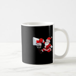 Basketball Weihnachten Weihnachtsmann Slam Dunk Me Kaffeetasse