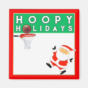 Basketball Weihnachts-Kleine Geschenk Magnet