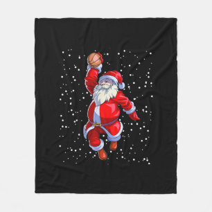 Basketball Weihnachts-Shirt Männer Boys Basketball Fleecedecke