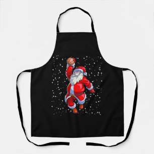 Basketball Weihnachts-Shirt Männer Boys Basketball Schürze