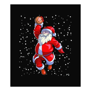 Basketball-Weihnachts-Shirt Männer Jungen Basketba Fotodruck