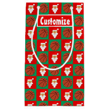 Basketball Weihnachtsball Kundenname Name Santa Ba