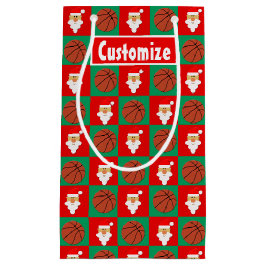 Basketball Weihnachtsball Kundenname Name Santa Ba Kleine Geschenktüte
