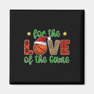 Basketball Weihnachtsbasketball Spieler Weihnachts Magnet