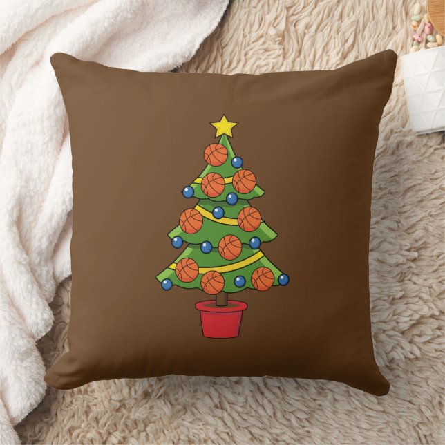 Basketball Weihnachtsbaum Kissen (Decke)