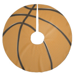 Basketball Weihnachtsbaumrock Polyester Weihnachtsbaumdecke