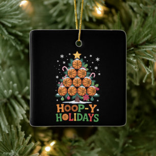 Basketball-Weihnachtsferien Sport Keramikornament