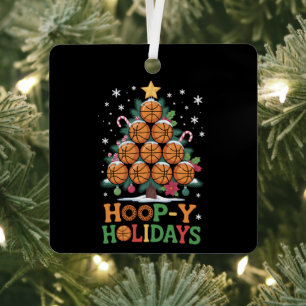 Basketball-Weihnachtsferien Sport Ornament Aus Metall