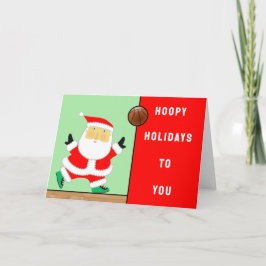 Basketball Weihnachtskarten Karte