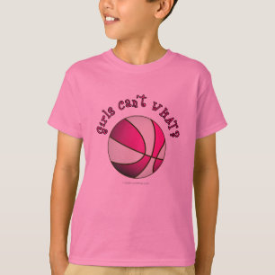 Basketball - weiß/rosa T-Shirt