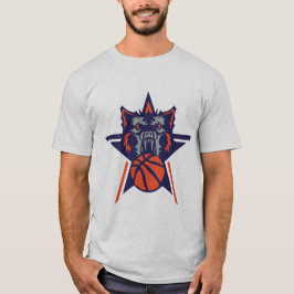 BASKETBALL WERWOLF LOGO SPORTBASKETBALL T-Shirt
