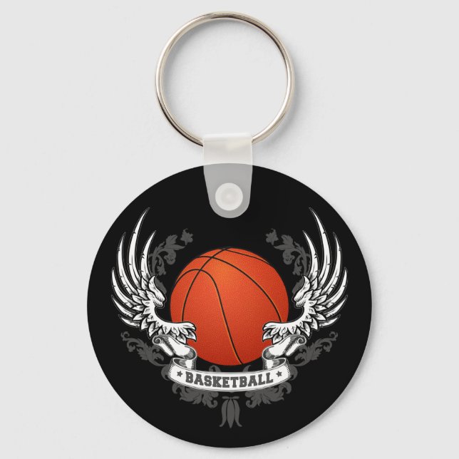 Basketball Wings Schlüsselanhänger (Vorderseite)