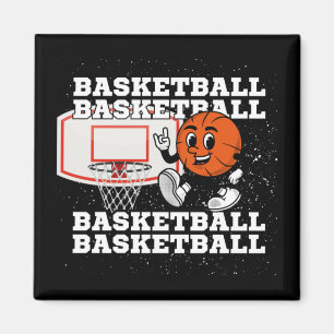 Basketball-Zeichenkette Magnet