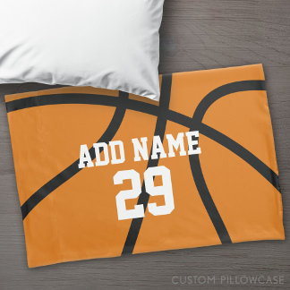 Basketball Zeichnend mit Sportname und -nummer Kissenbezug