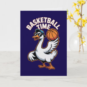 Basketball Zeit Alberner Gans Sportliche Karte