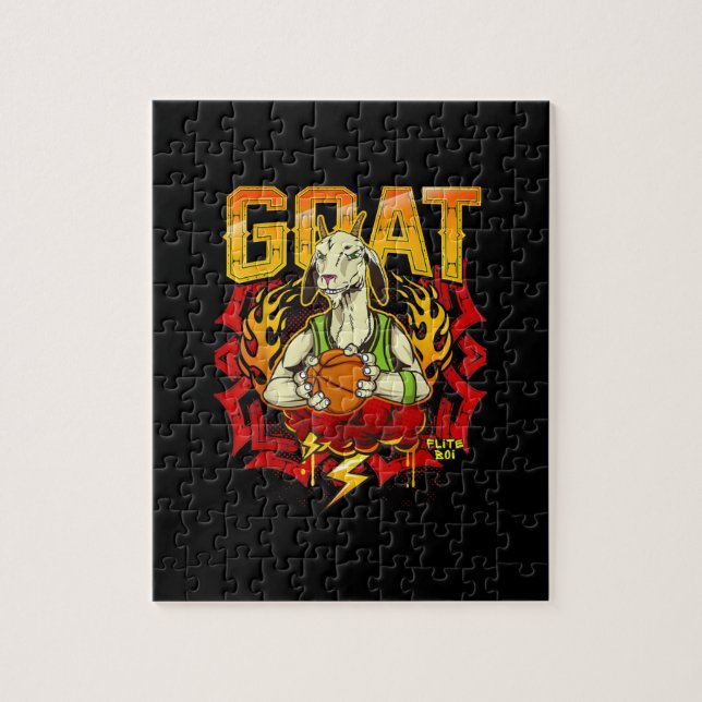 Basketball-Ziegengeschenk (Vertikal)
