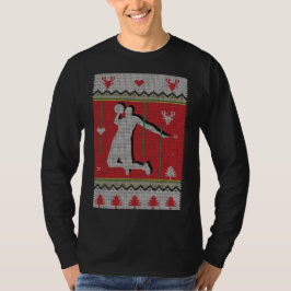 Basketball zu Weihnachten T-Shirt