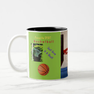 Basketball Zweifarbige Tasse