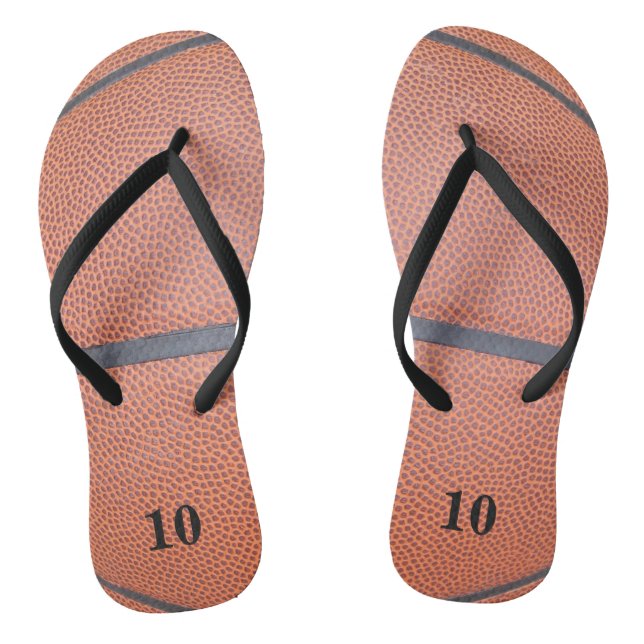 Basketballanzahl Flip Flops (Fußbett)